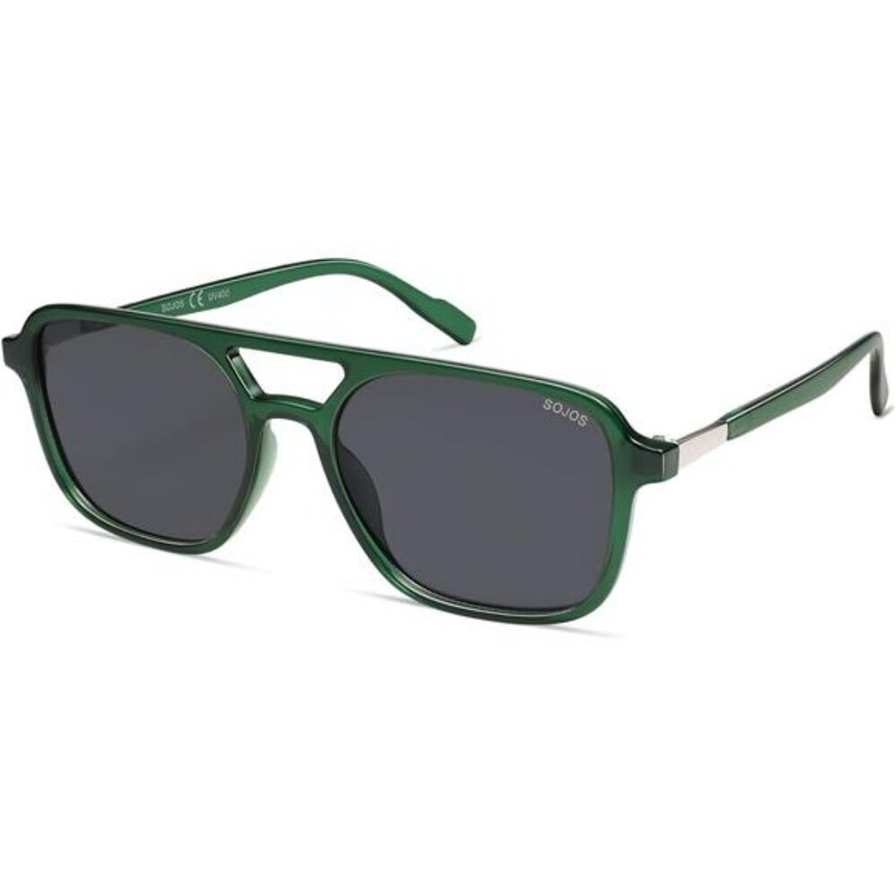 Retro Aviator Sunglasses UV400 Rectangle Shades for Women Men Fashion Style